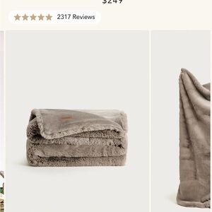 Unhide Marshmallow Blanket in Taupe Ducky Medium